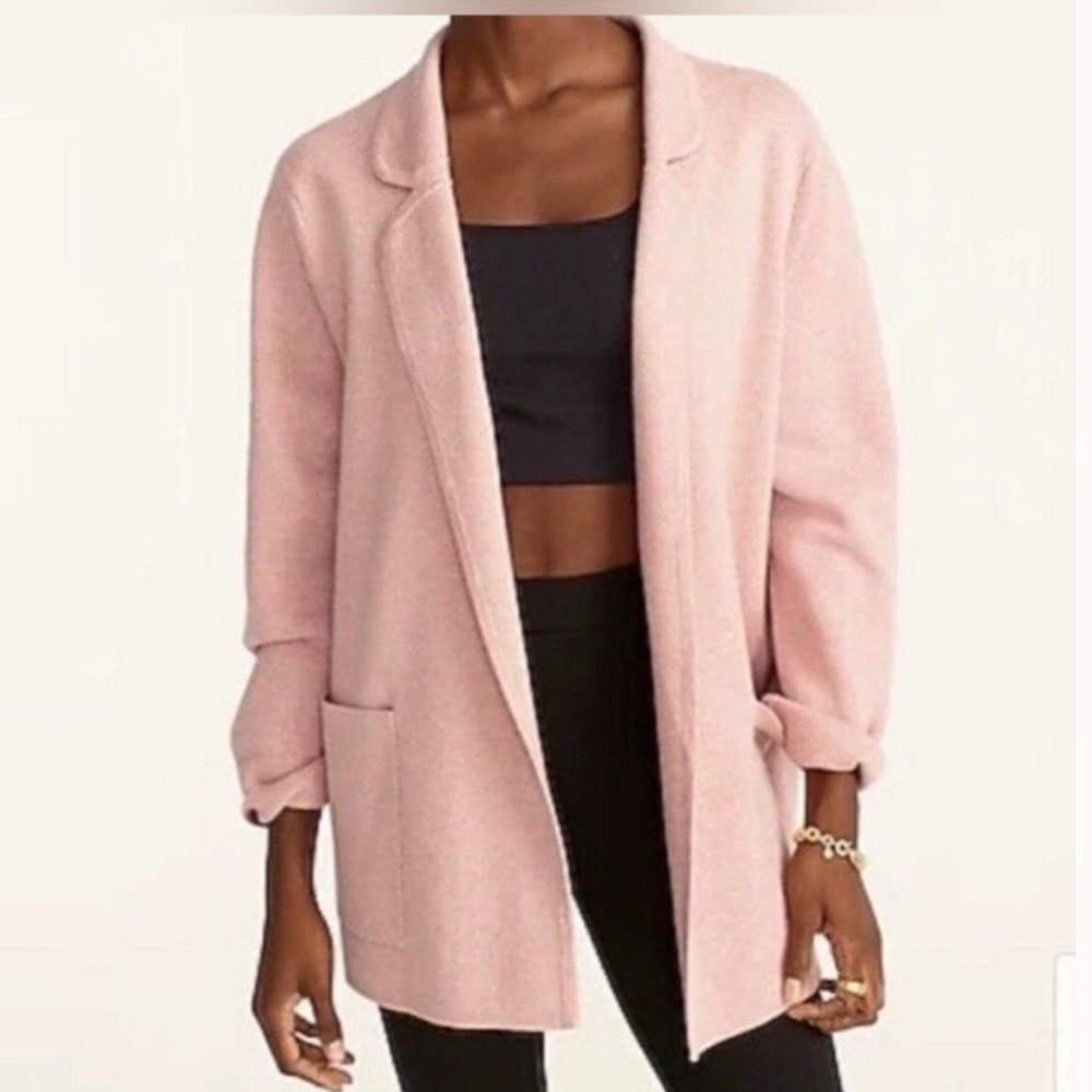 J crew Eloise sweater-blazer size L
